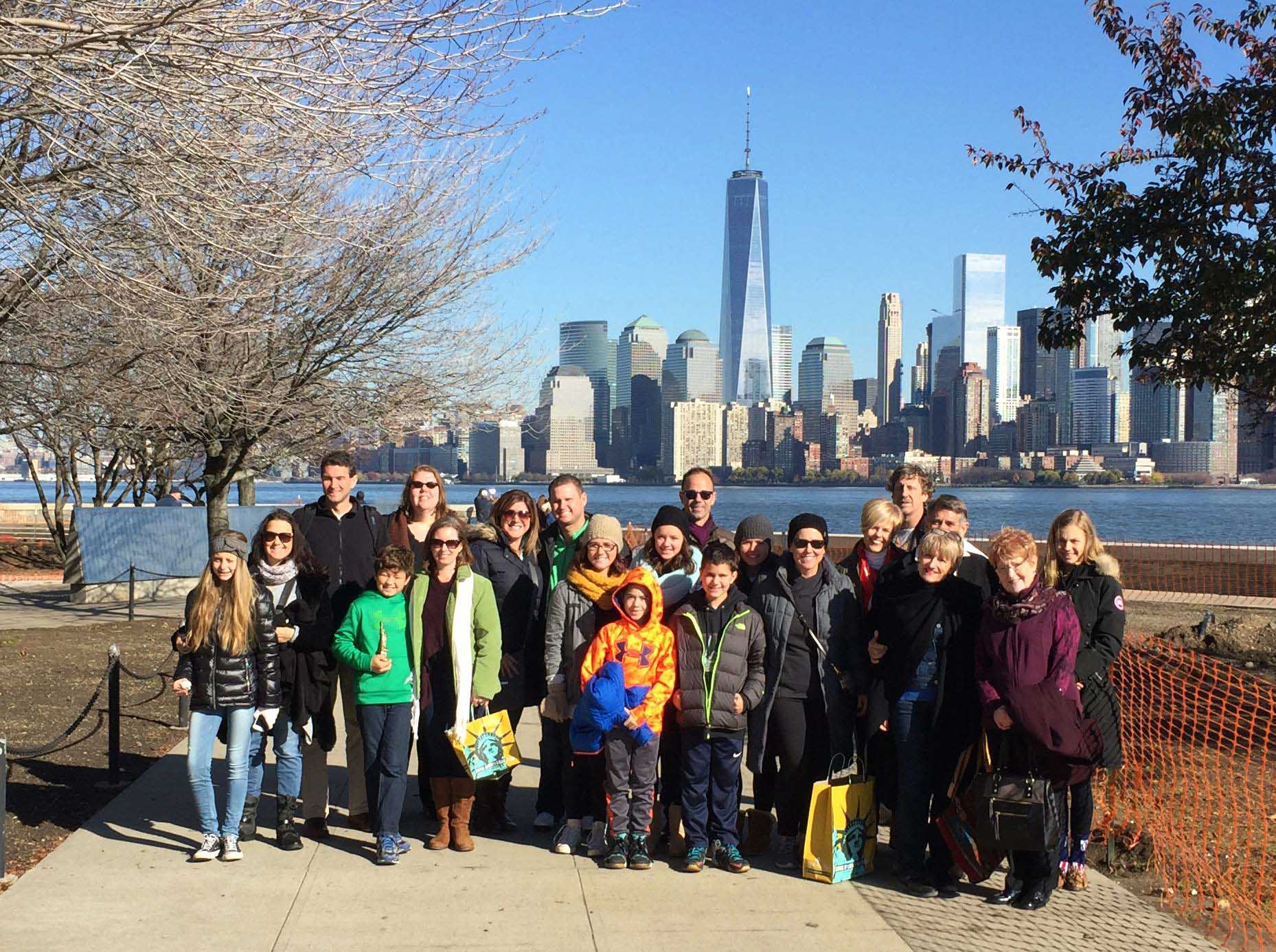 Tour Group at Ellis Island