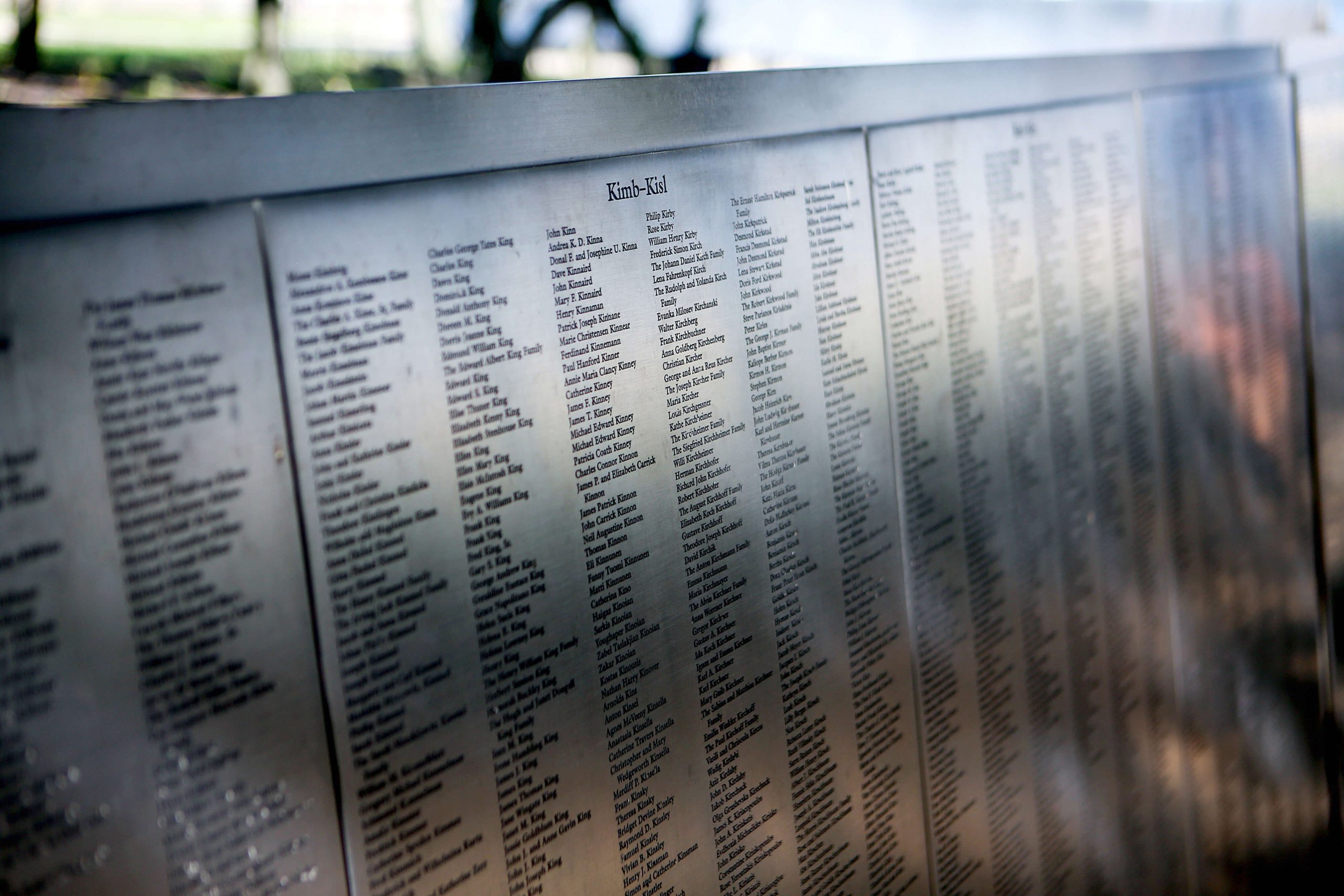 wall of honor