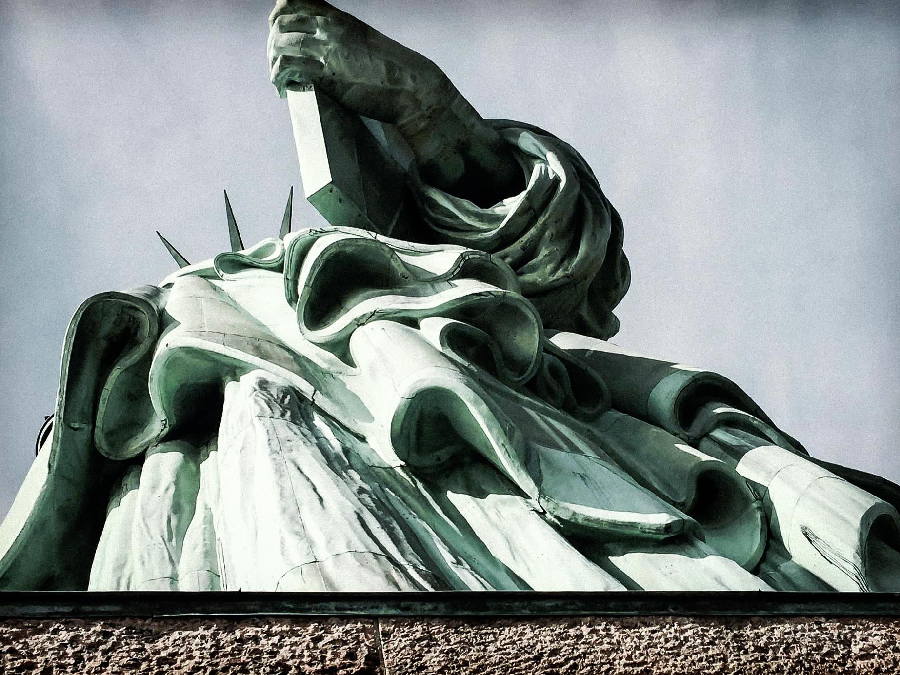 Statue of Liberty from below