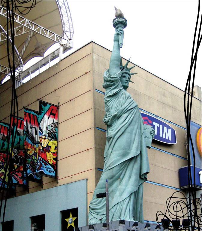 Statue of Liberty replica in Brazil