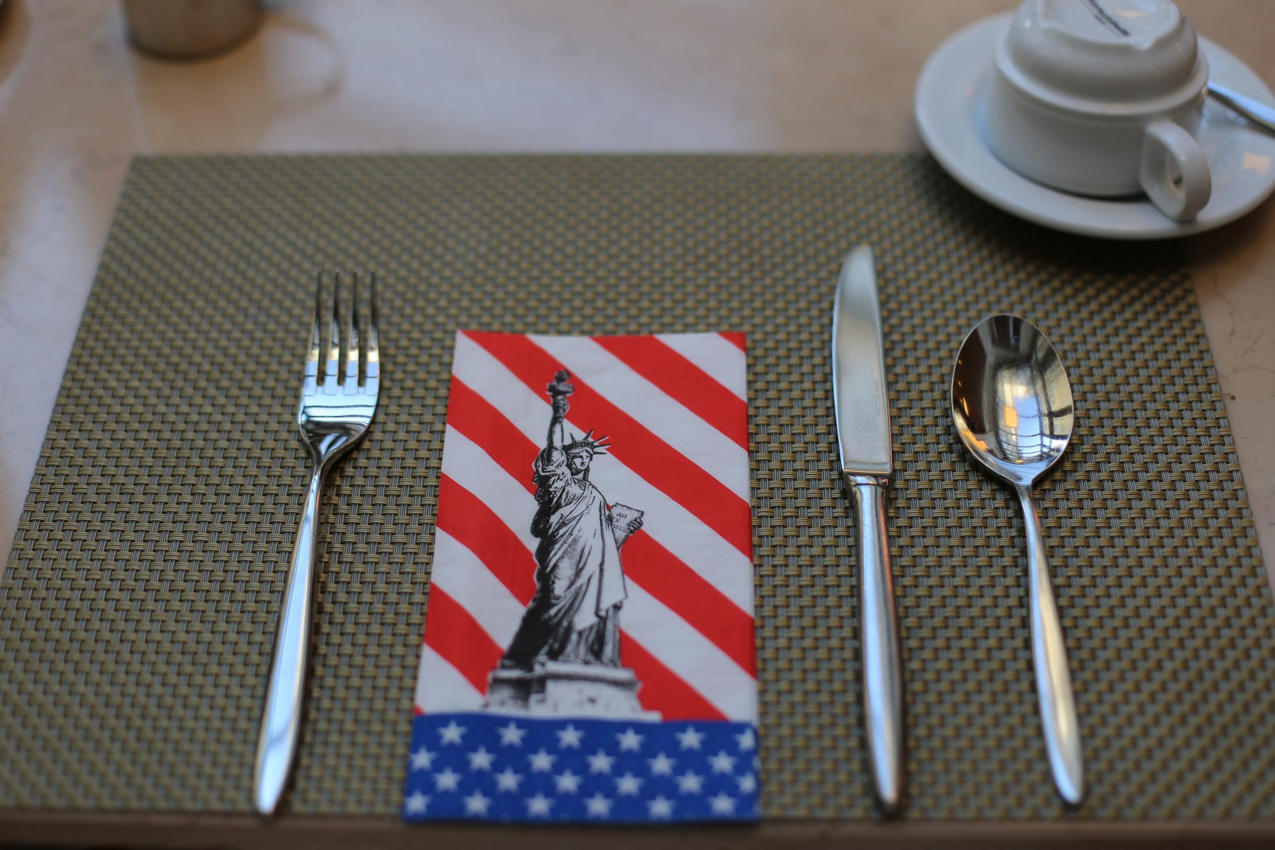 Statue of Liberty napkin