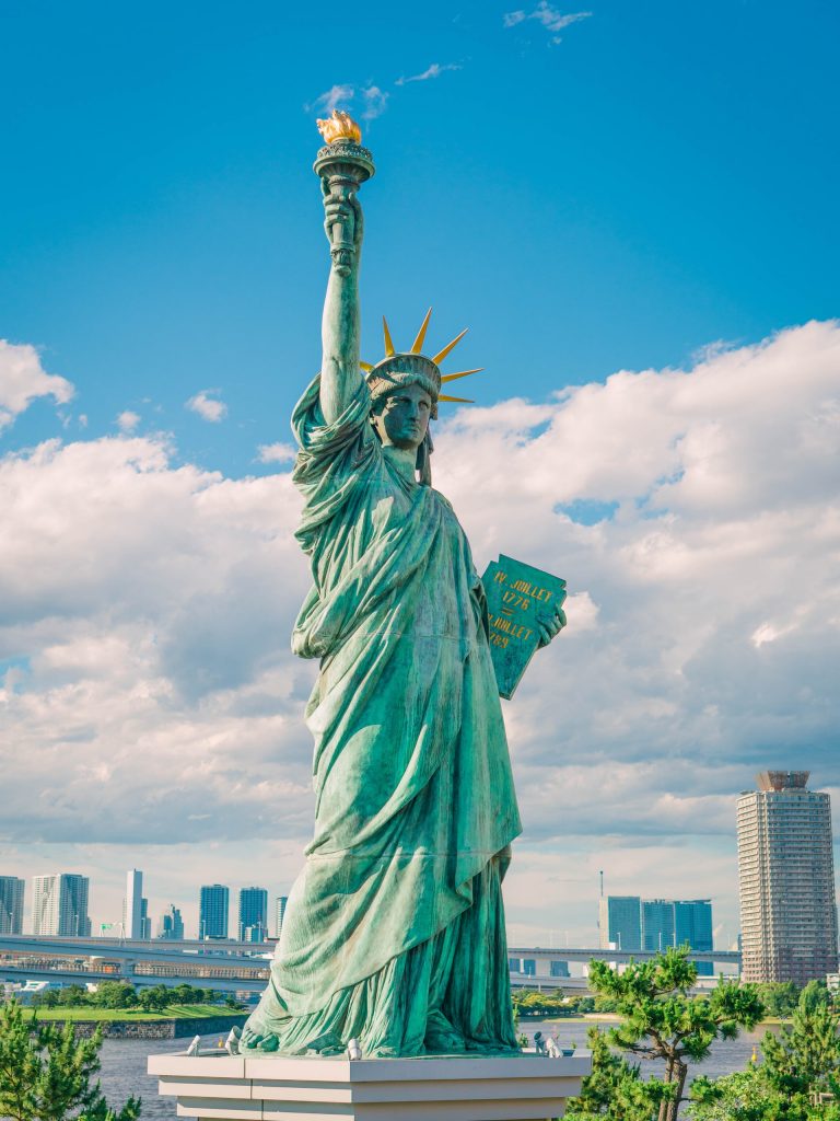 Sculpting the Statue of Liberty